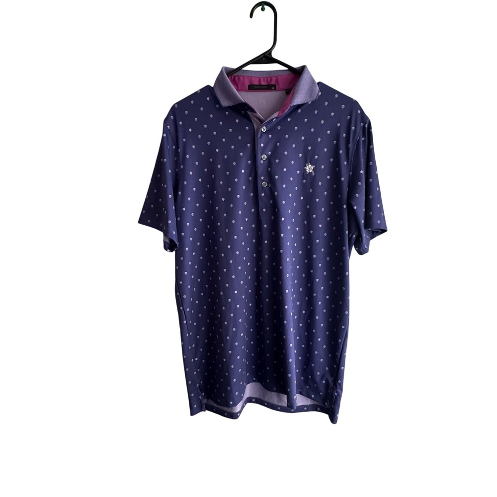 Greyson skeleton Voodoo golf polo